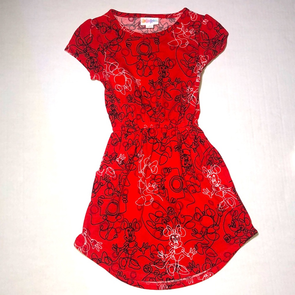 Girl’s LulaRoe Minnie Mouse Print Dress